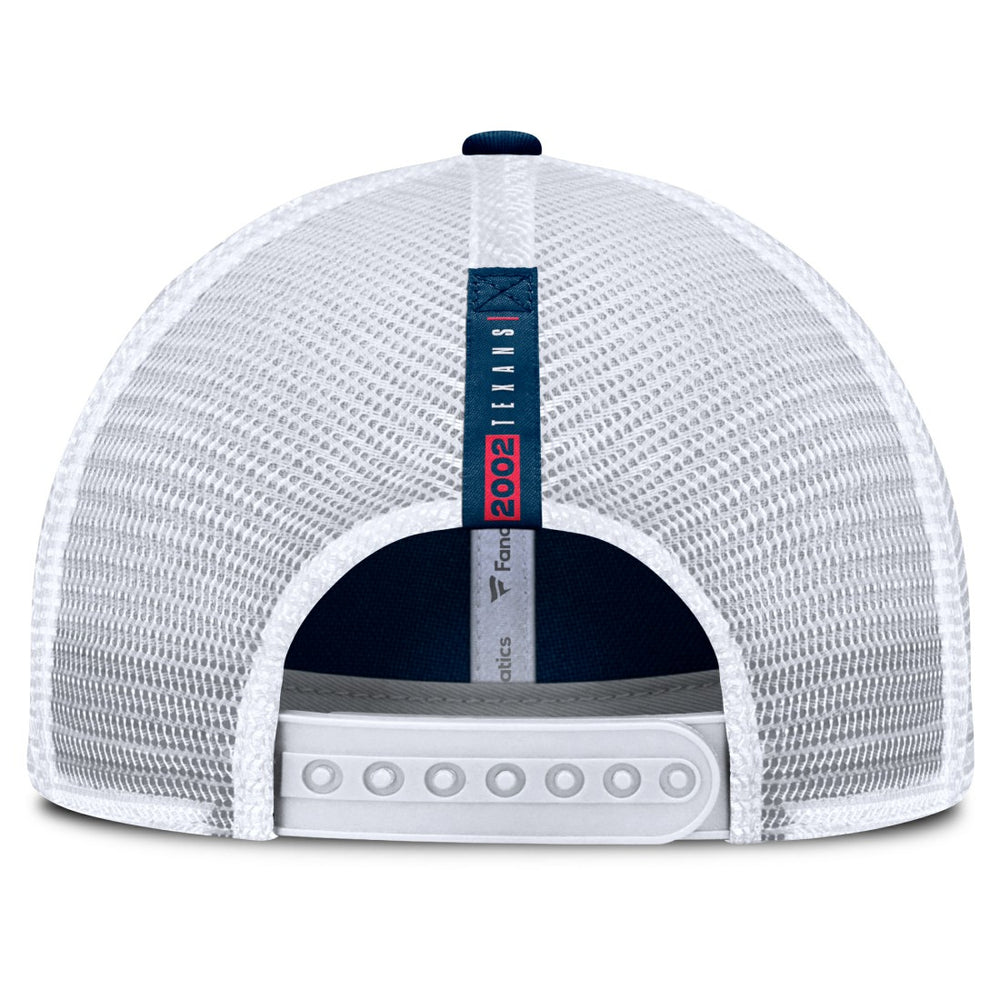 Fanatics Houston Texans Reverse Trucker Adjustable Hat Navy/White