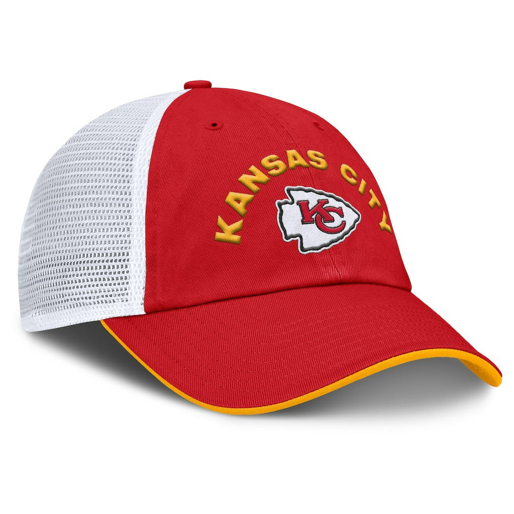 Fanatics Kansas City Chiefs Reverse Trucker Adjustable Hat Red/White