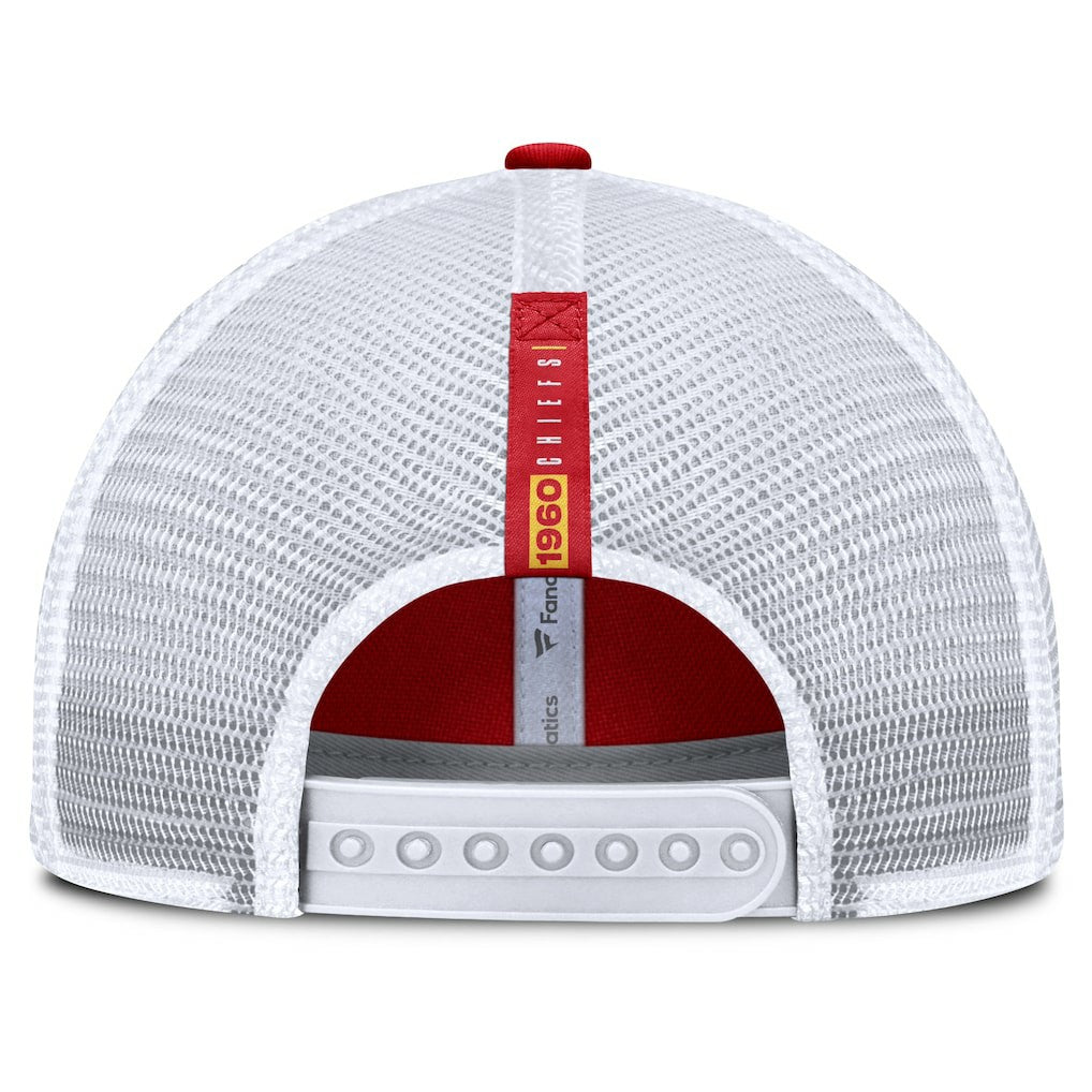 Fanatics Kansas City Chiefs Reverse Trucker Adjustable Hat Red/White