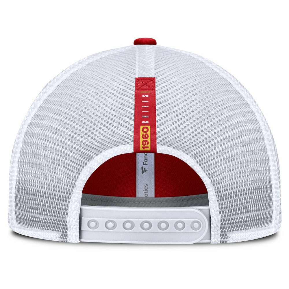 Fanatics Kansas City Chiefs Reverse Trucker Adjustable Hat Red/White