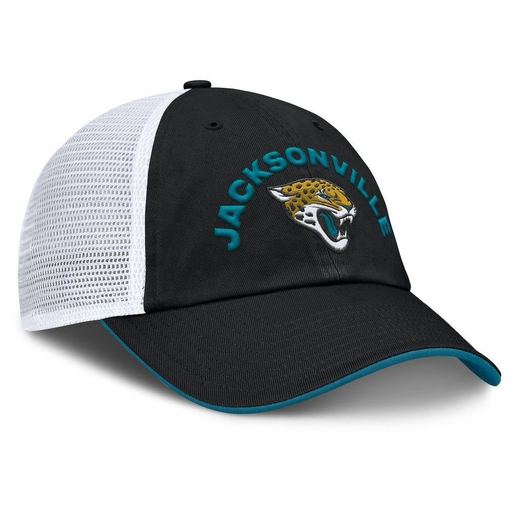Fanatics Jacksonville Jaguars Reverse Trucker Adjustable Hat Black/White