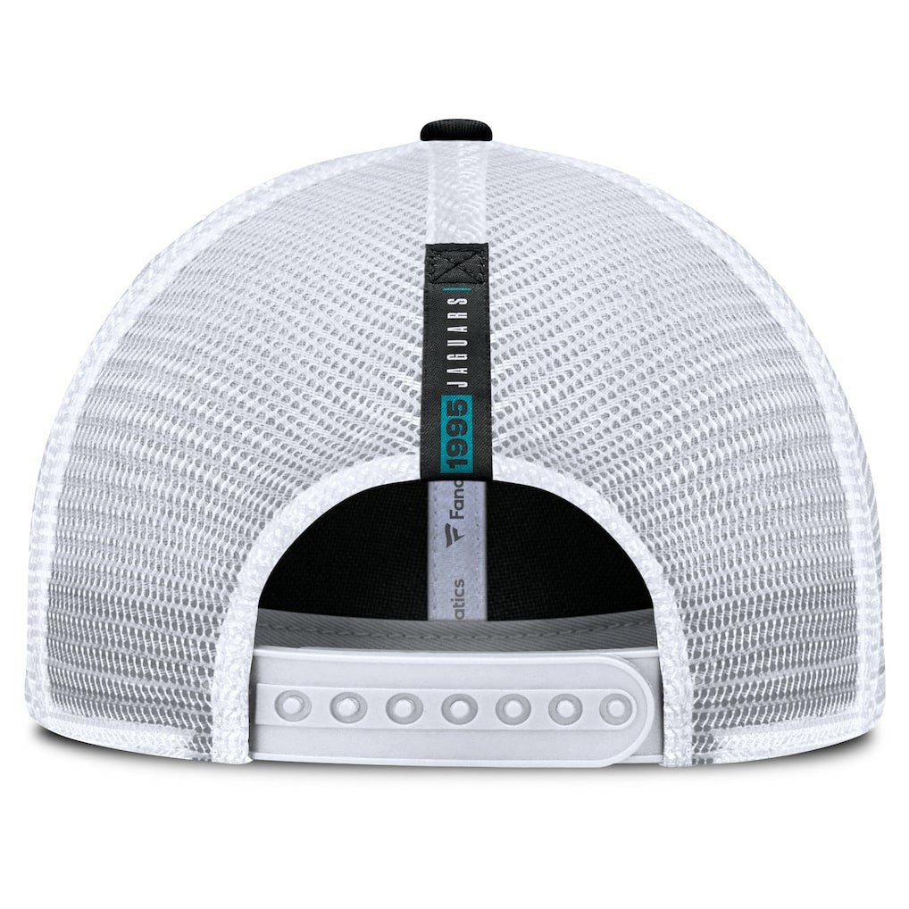 Fanatics Jacksonville Jaguars Reverse Trucker Adjustable Hat Black/White