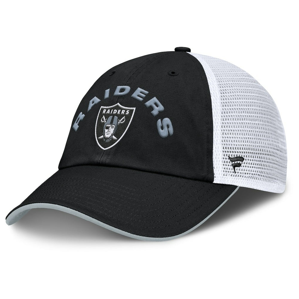 Fanatics Las Vegas Raiders Reverse Trucker Adjustable Hat Black/White