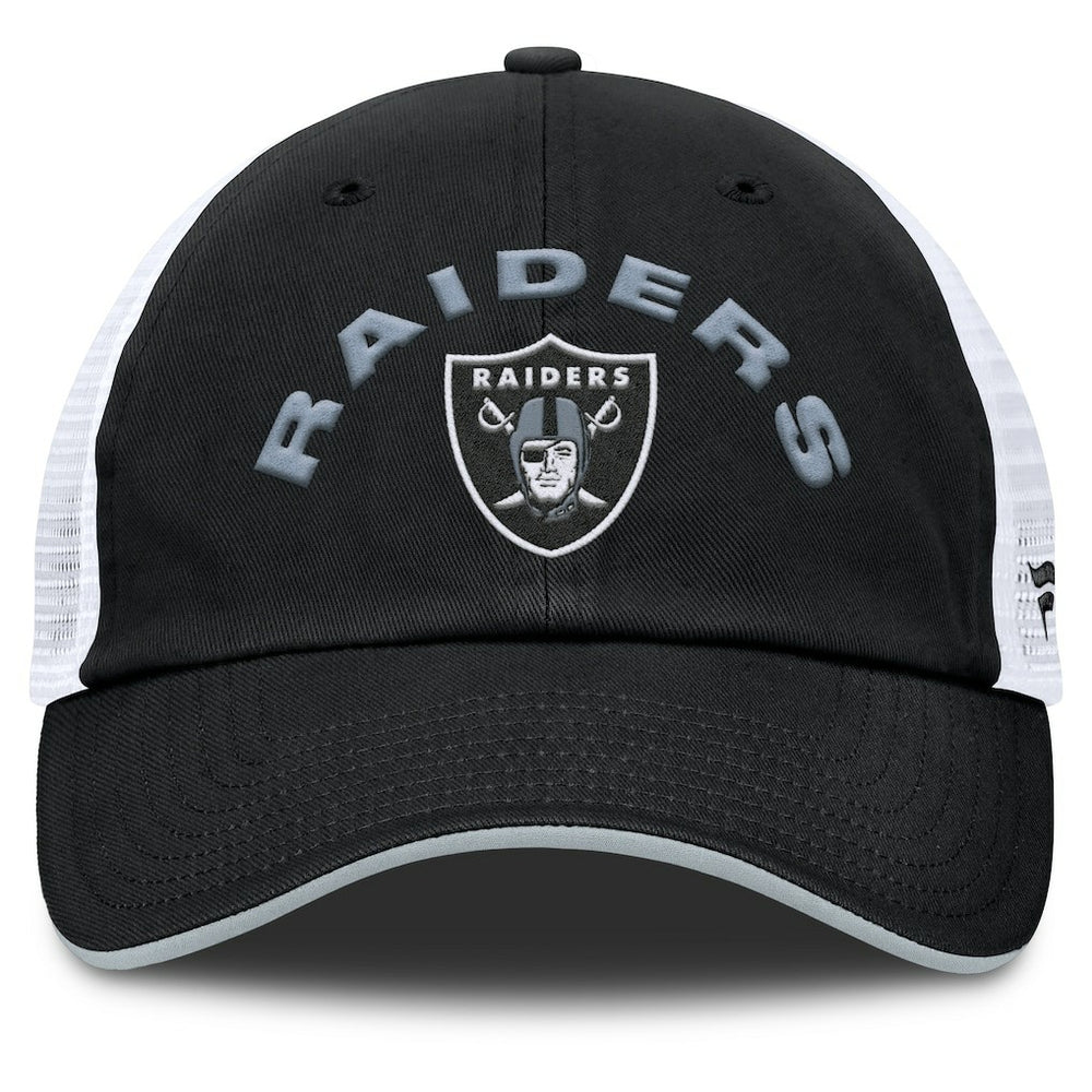 Fanatics Las Vegas Raiders Reverse Trucker Adjustable Hat Black/White