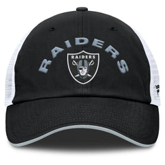 Fanatics Las Vegas Raiders Reverse Trucker Adjustable Hat Black/White