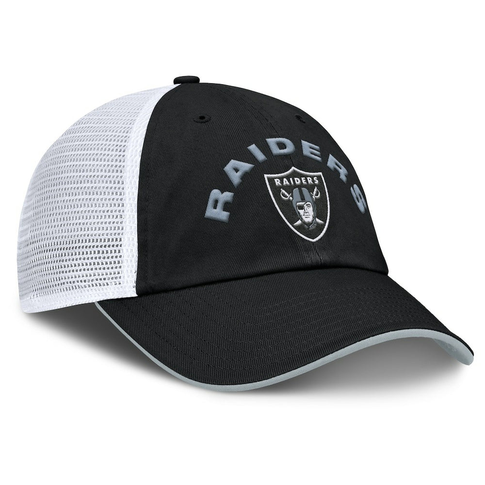 Fanatics Las Vegas Raiders Reverse Trucker Adjustable Hat Black/White