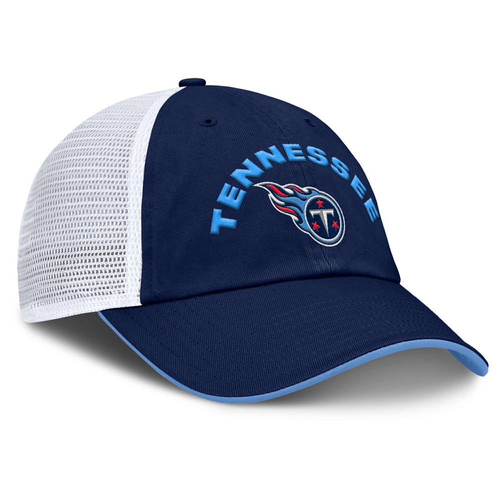 Fanatics Tennessee Titans Reverse Trucker Adjustable Hat Navy/White