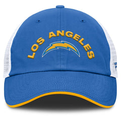 Fanatics Los Angeles Chargers Reverse Trucker Adjustable Hat Powder Blue/White