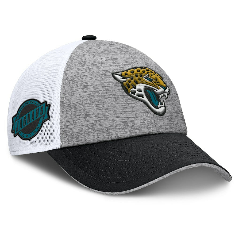 Fanatics Jacksonville Jaguars Option Trucker Adjustable Hat Gray/Black