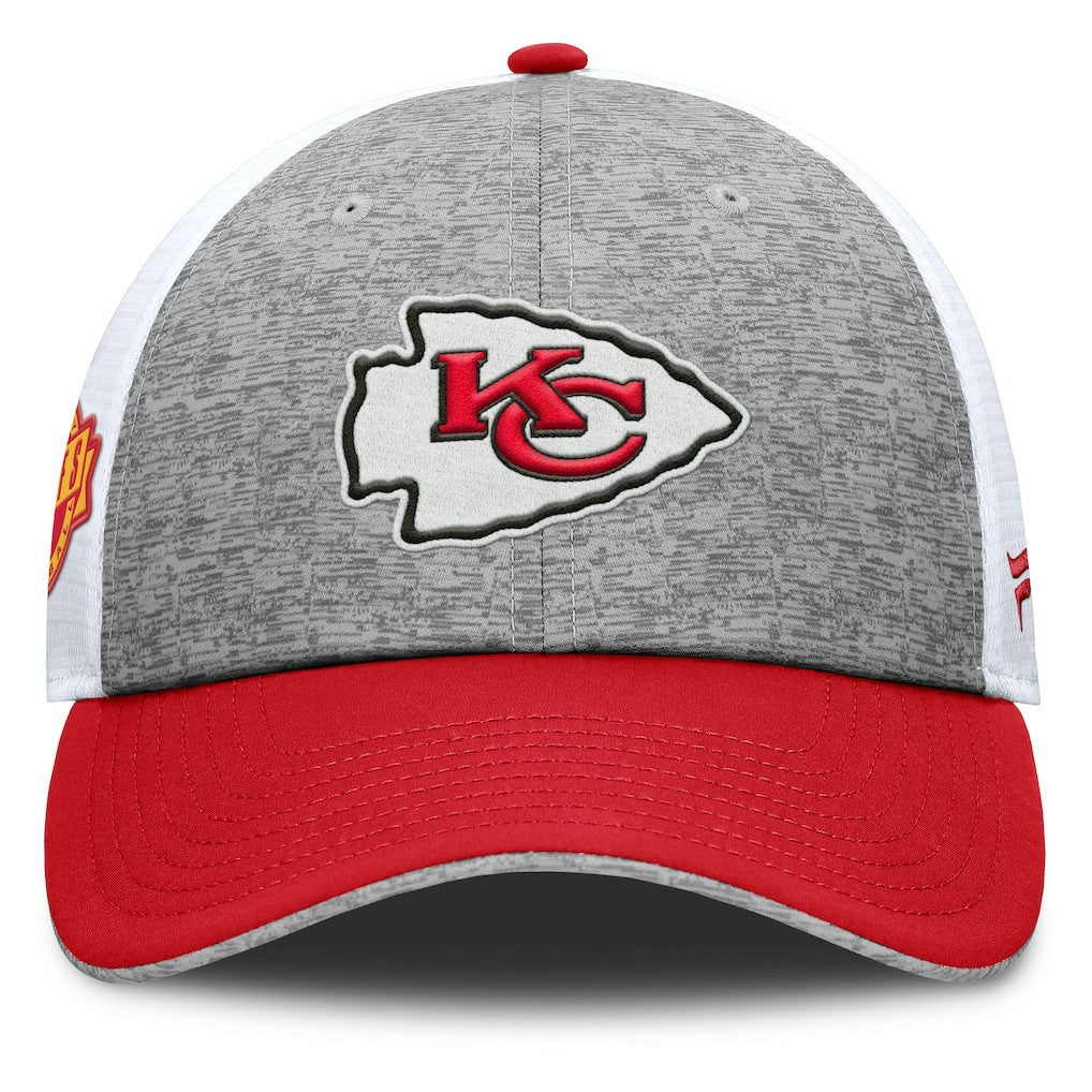 Fanatics Kansas City Chiefs Option Trucker Adjustable Hat Gray/Red