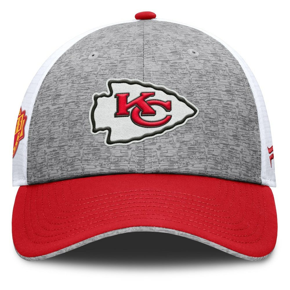 Fanatics Kansas City Chiefs Option Trucker Adjustable Hat Gray/Red