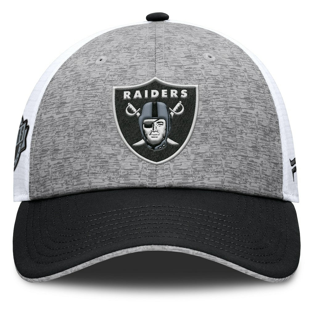 Fanatics Las Vegas Raiders Option Trucker Adjustable Hat Gray/Black