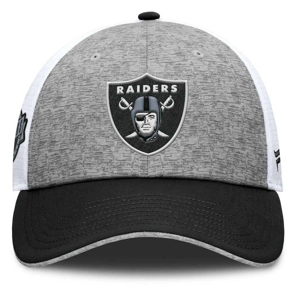 Fanatics Las Vegas Raiders Option Trucker Adjustable Hat Gray/Black