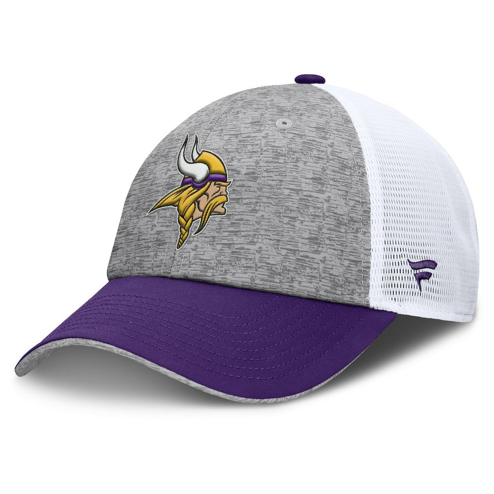Fanatics Minnesota Vikings Option Trucker Adjustable Hat Gray/Purple