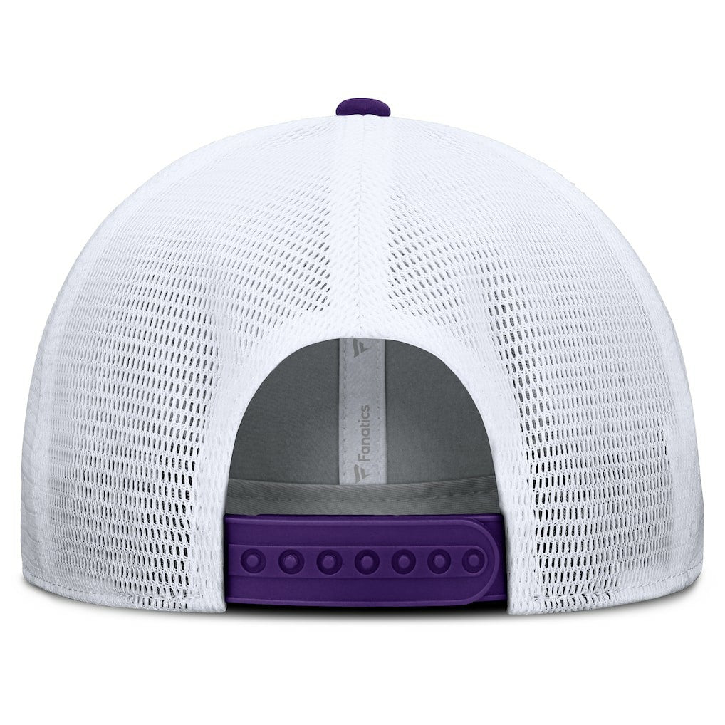 Fanatics Minnesota Vikings Option Trucker Adjustable Hat Gray/Purple