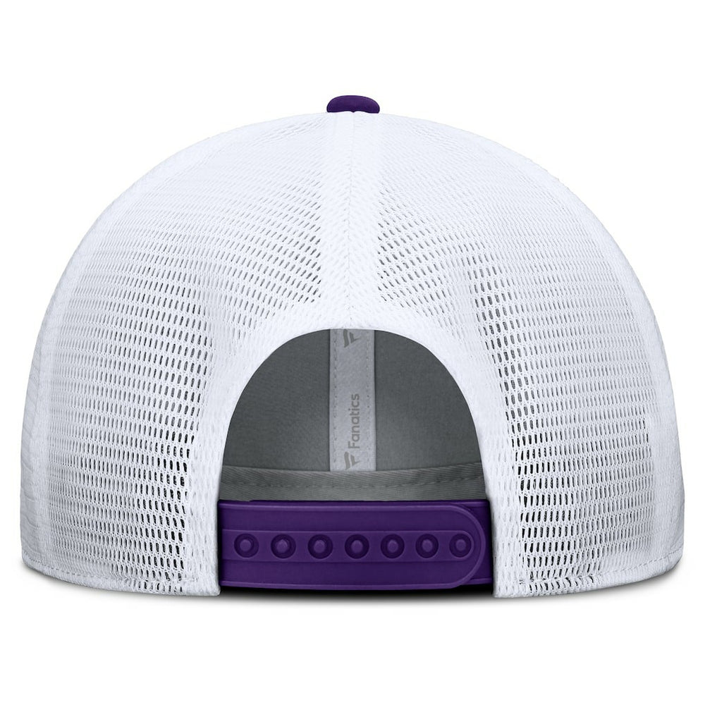 Fanatics Minnesota Vikings Option Trucker Adjustable Hat Gray/Purple