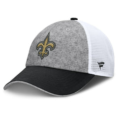 Fanatics New Orleans Saints Option Trucker Adjustable Hat Gray/Black