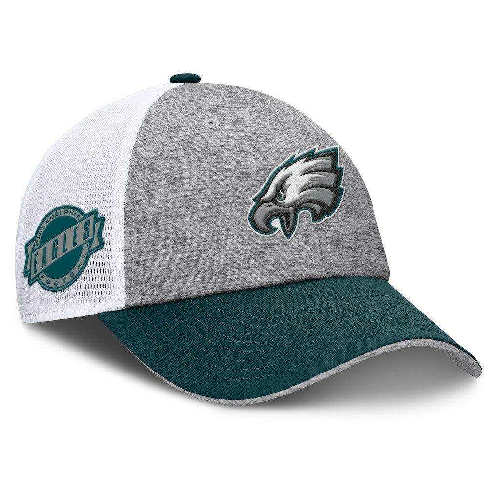 Fanatics Philadelphia Eagles Option Trucker Adjustable Hat Gray/Green