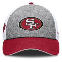 Fanatics San Francisco 49ers Option Trucker Adjustable Hat Gray/Scarlet