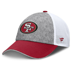 Fanatics San Francisco 49ers Option Trucker Adjustable Hat Gray/Scarlet