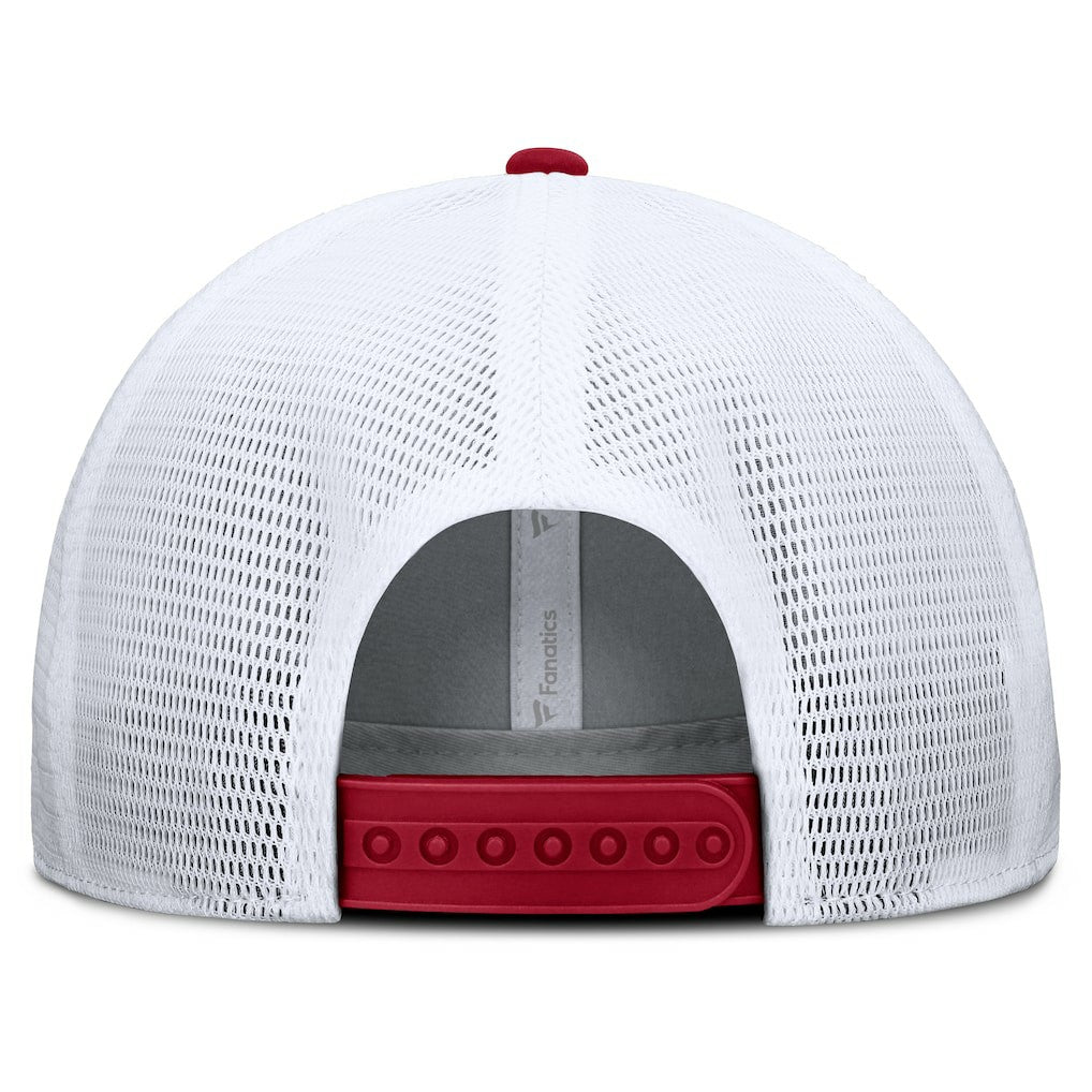 Fanatics San Francisco 49ers Option Trucker Adjustable Hat Gray/Scarlet
