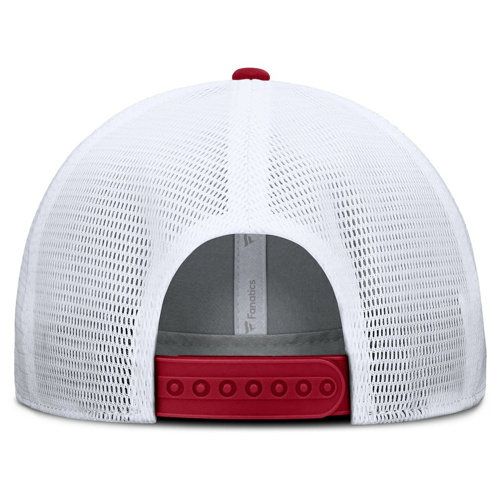 Fanatics San Francisco 49ers Option Trucker Adjustable Hat Gray/Scarlet