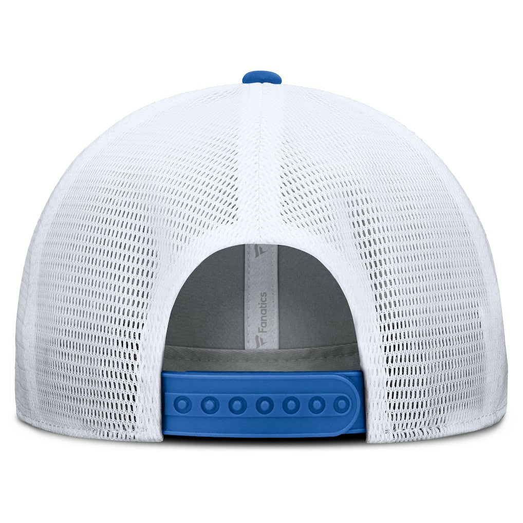 Fanatics Detroit Lions Option Trucker Adjustable Hat Gray/Blue