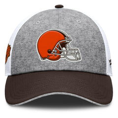 Fanatics Cleveland Browns Option Trucker Adjustable Hat Gray/Brown