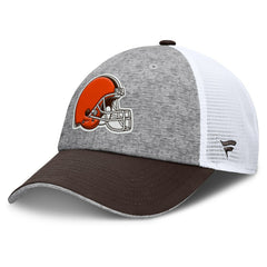Fanatics Cleveland Browns Option Trucker Adjustable Hat Gray/Brown