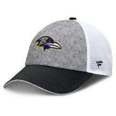 Fanatics Baltimore Ravens Option Trucker Adjustable Hat Gray/Black