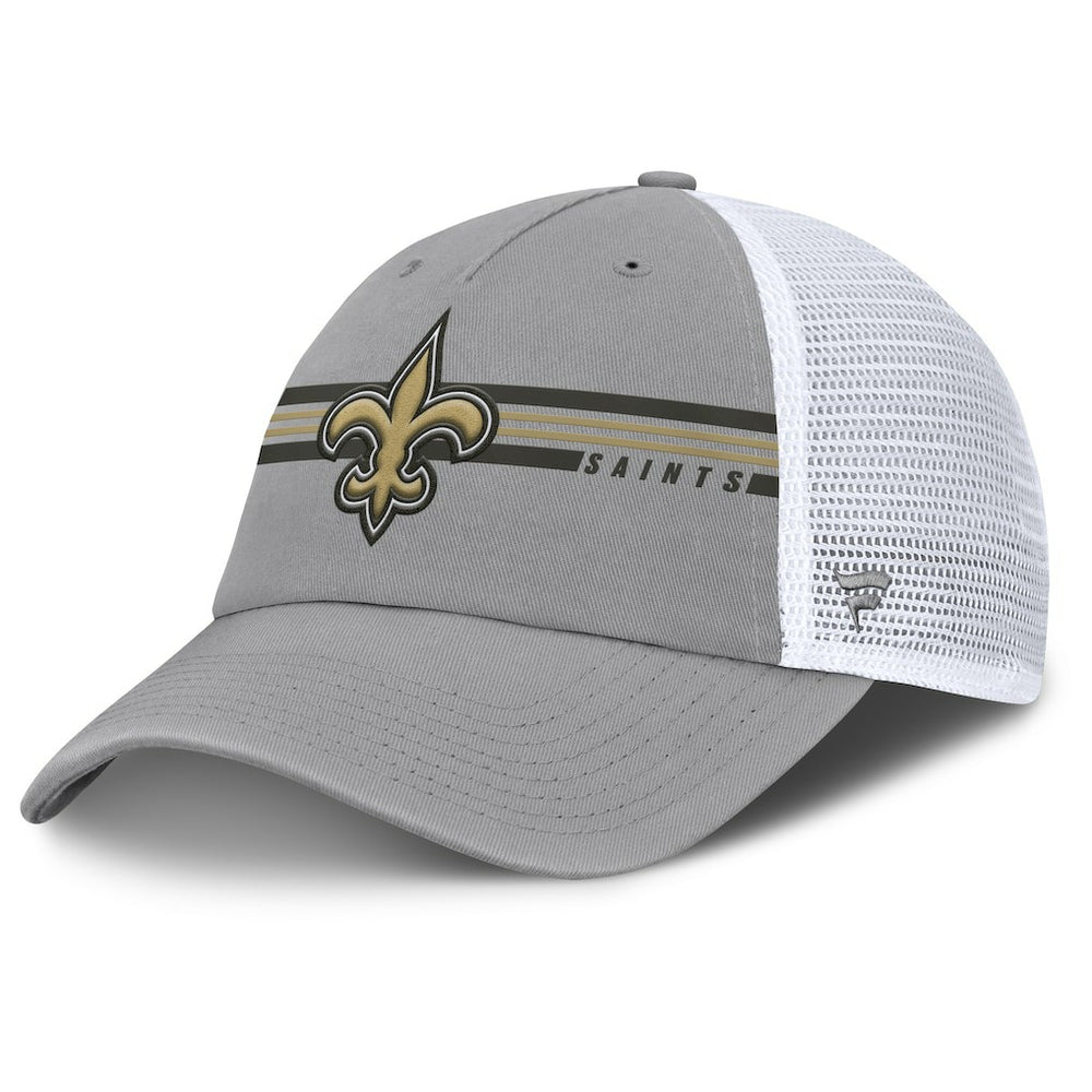Fanatics New Orleans Saints Singleback Trucker Adjustable Hat Gray