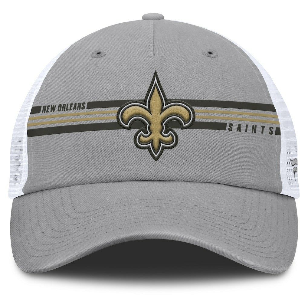 Fanatics New Orleans Saints Singleback Trucker Adjustable Hat Gray