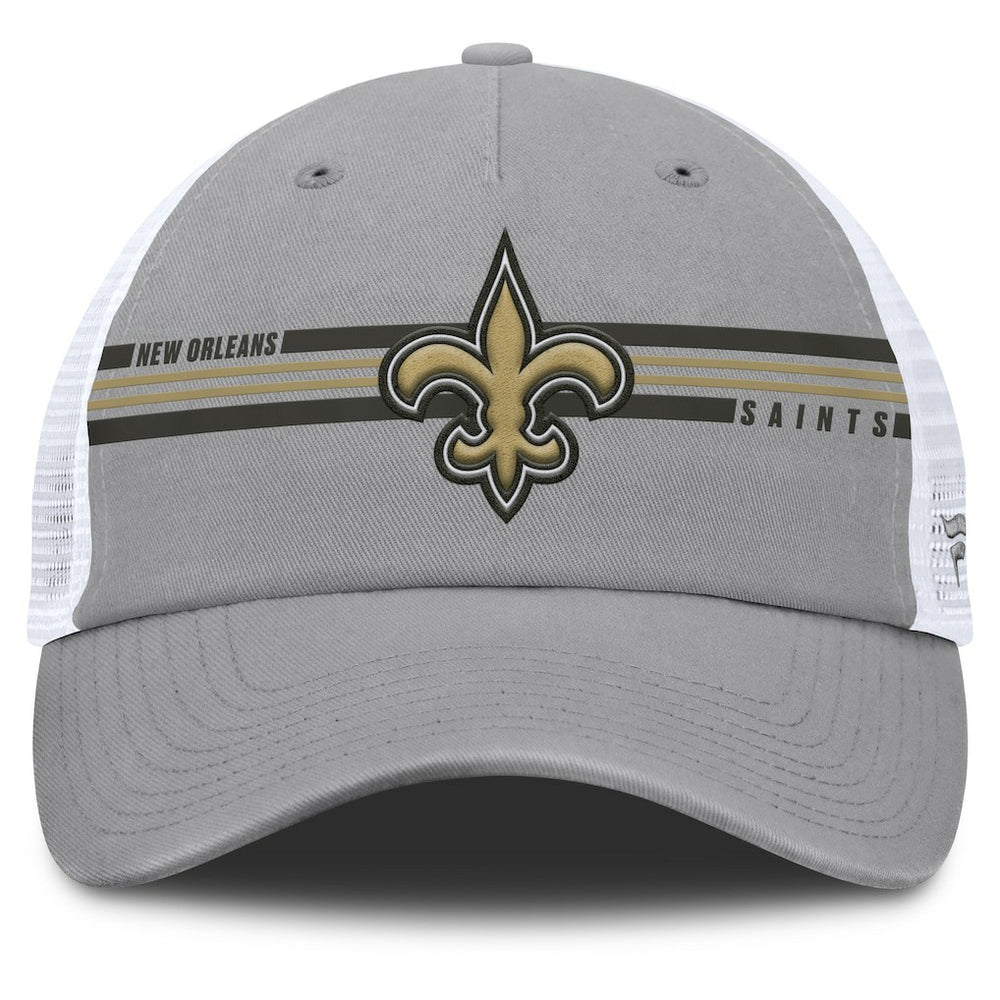 Fanatics New Orleans Saints Singleback Trucker Adjustable Hat Gray