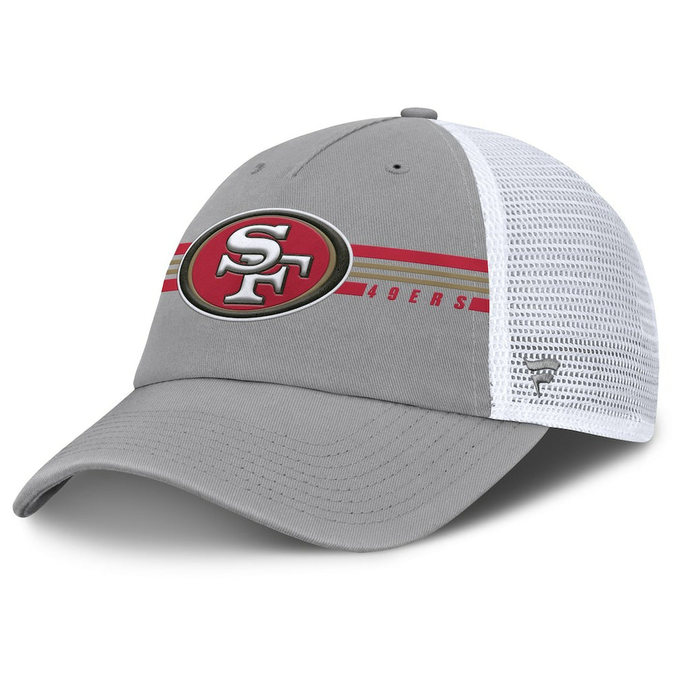 Fanatics San Francisco 49ers Singleback Trucker Adjustable Hat Gray