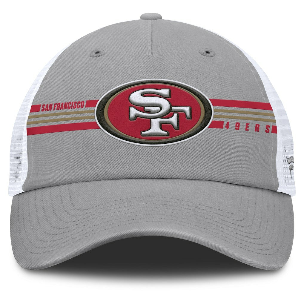 Fanatics San Francisco 49ers Singleback Trucker Adjustable Hat Gray