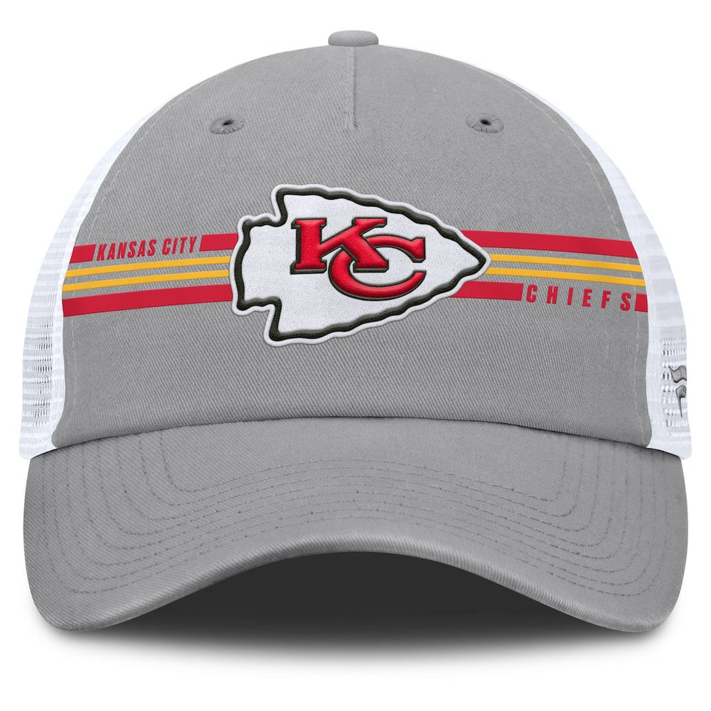 Fanatics Kansas City Chiefs Singleback Trucker Adjustable Hat Gray
