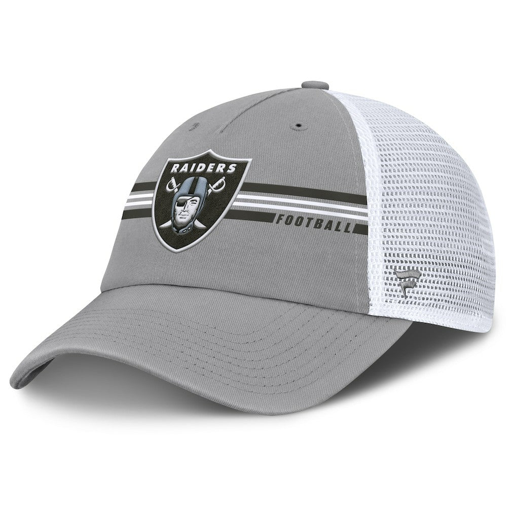 Fanatics Las Vegas Raiders Singleback Trucker Adjustable Hat Gray