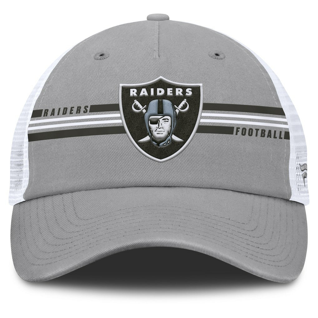 Fanatics Las Vegas Raiders Singleback Trucker Adjustable Hat Gray