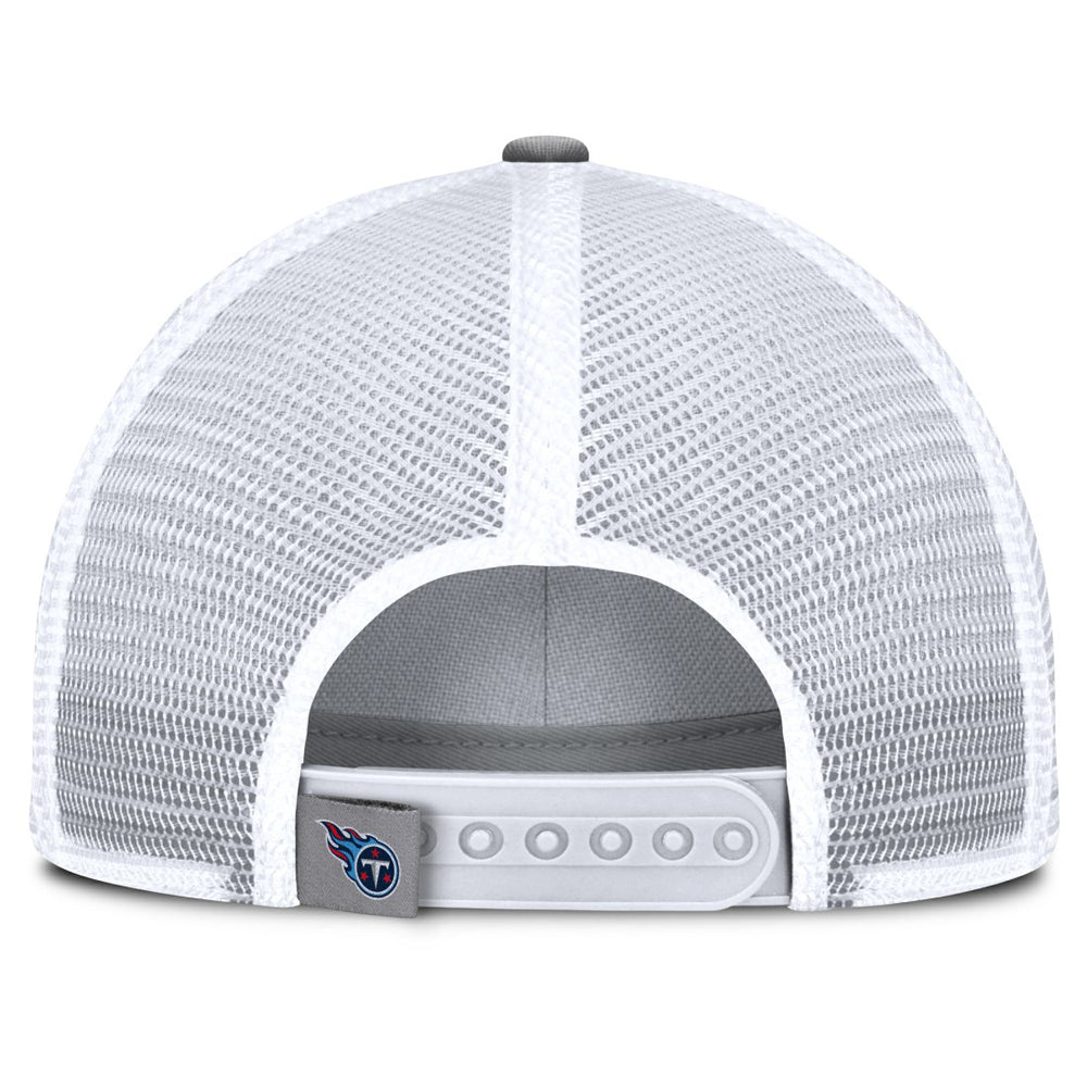 Fanatics Tennessee Titans Singleback Trucker Adjustable Hat Gray