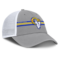 Fanatics Los Angeles Rams Singleback Trucker Adjustable Hat Gray