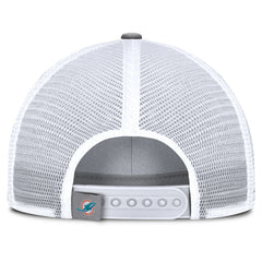 Fanatics Miami Dolphins Singleback Trucker Adjustable Hat Gray