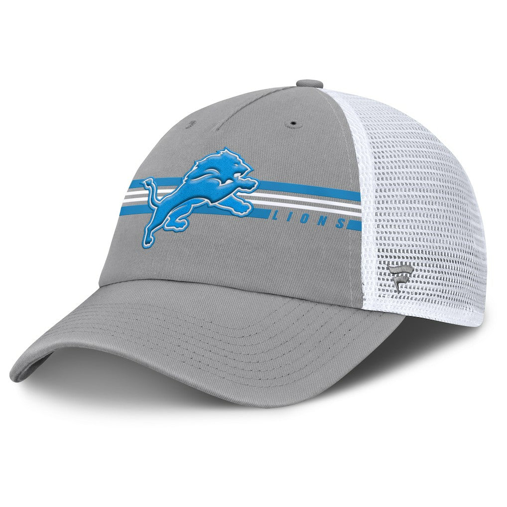 Fanatics Detroit Lions Singleback Trucker Adjustable Hat Gray