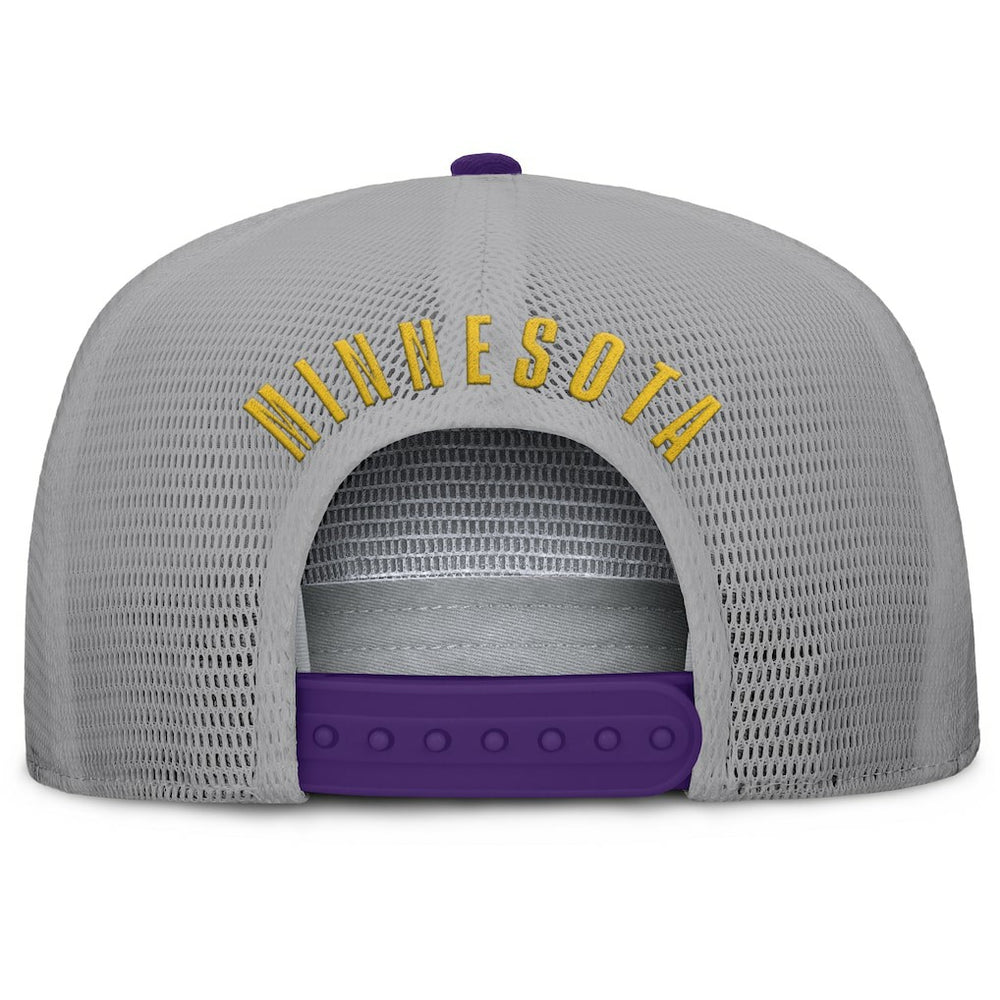 Fanatics Minnesota Vikings Edge Rush Trucker Adjustable Hat Purple/Gray