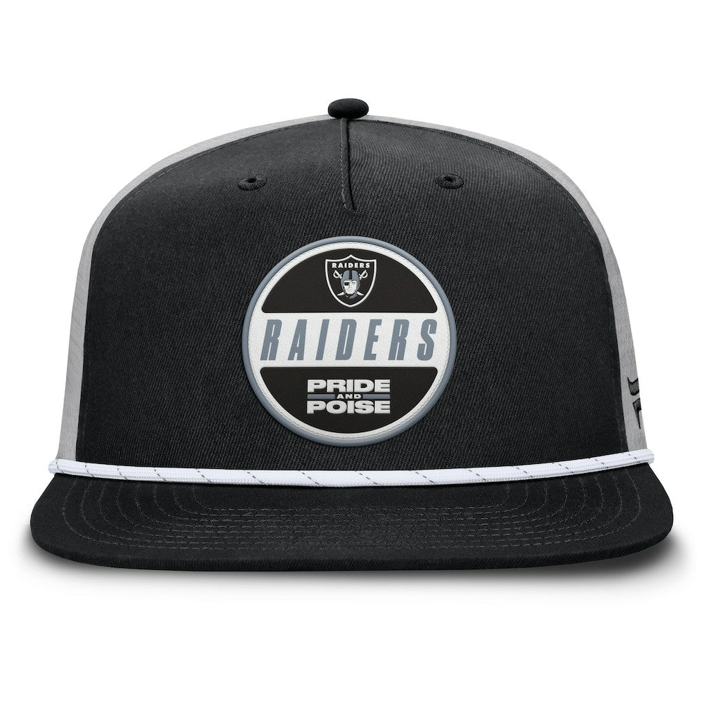 Fanatics Las Vegas Raiders Edge Rush Trucker Adjustable Hat Black/Gray