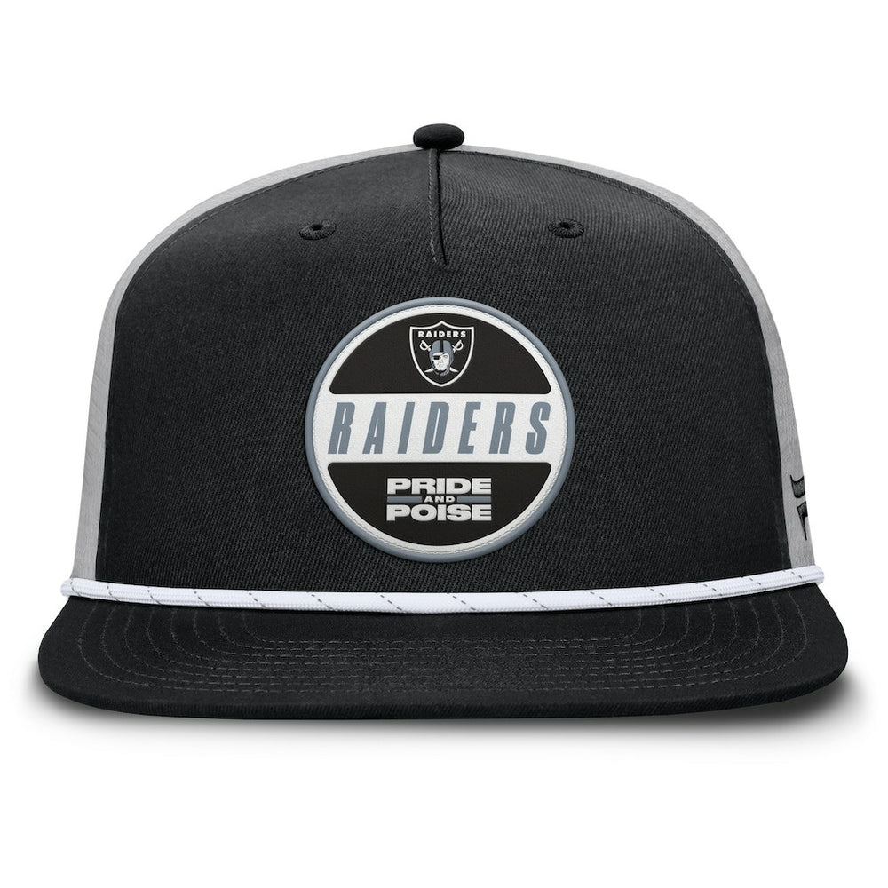 Fanatics Las Vegas Raiders Edge Rush Trucker Adjustable Hat Black/Gray