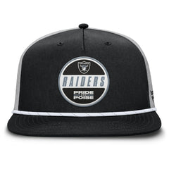 Fanatics Las Vegas Raiders Edge Rush Trucker Adjustable Hat Black/Gray