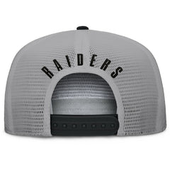 Fanatics Las Vegas Raiders Edge Rush Trucker Adjustable Hat Black/Gray