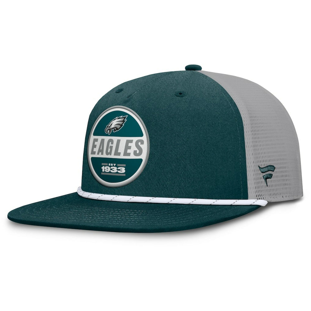 Fanatics Philadelphia Eagles Edge Rush Trucker Adjustable Hat Midnight Green/Gray