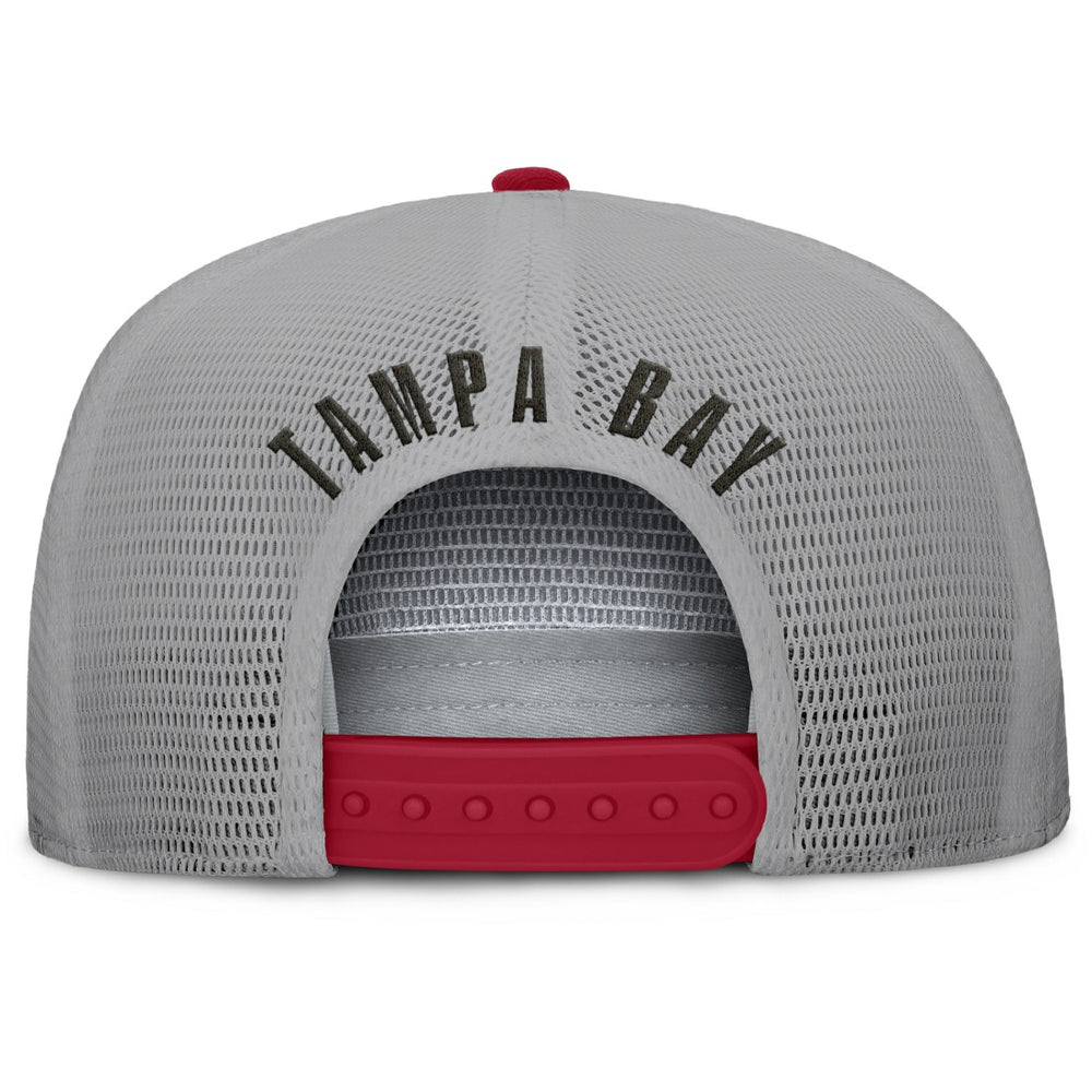 Fanatics Tampa Bay Buccaneers Edge Rush Trucker Adjustable Hat Red/Gray