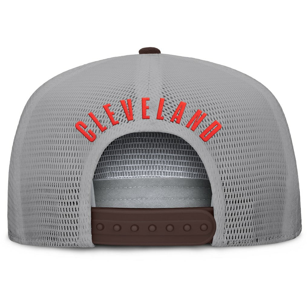 Fanatics Cleveland Browns Edge Rush Trucker Adjustable Hat Brown/Gray
